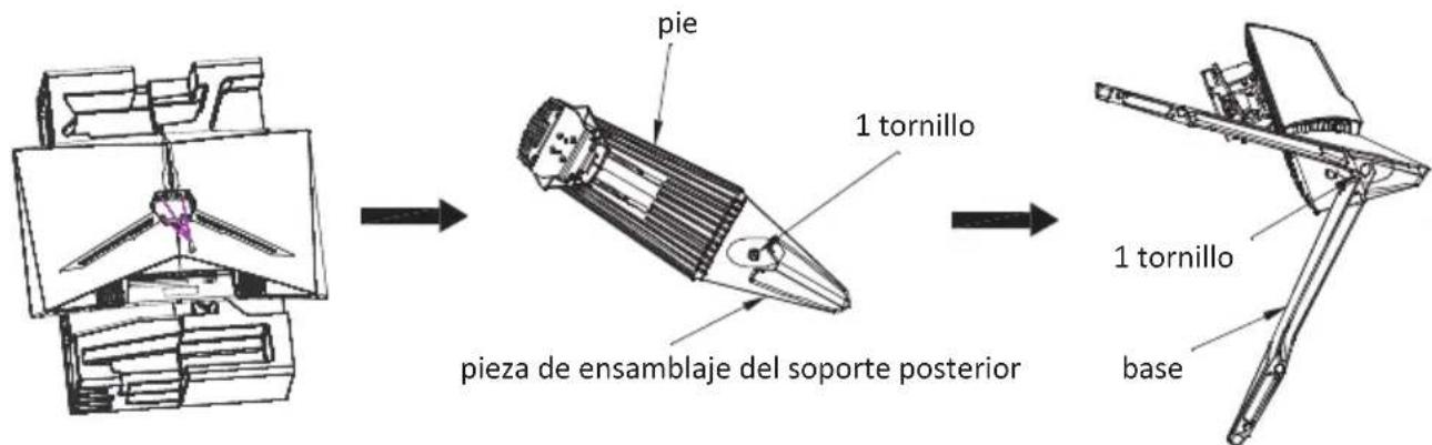 LC-Power M34UWQHD144C - INSTALACIÓN DEL PEDESTAL - 1