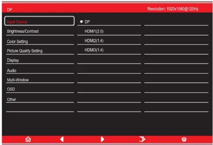 LC-Power M27FHD240C - Menú OSD - 3
