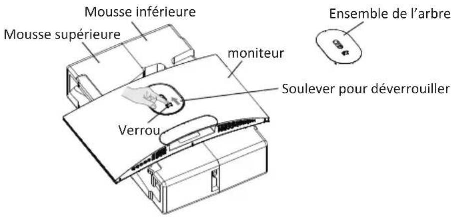LC-Power M27FHD240C - Installation du socle - 4