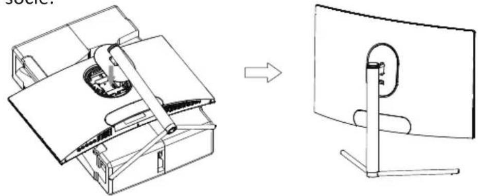 LC-Power M27FHD240C - Installation du socle - 6