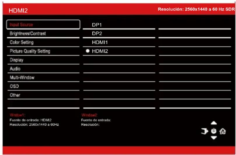 LC-Power M39QHD165C - Menús OSD - 3