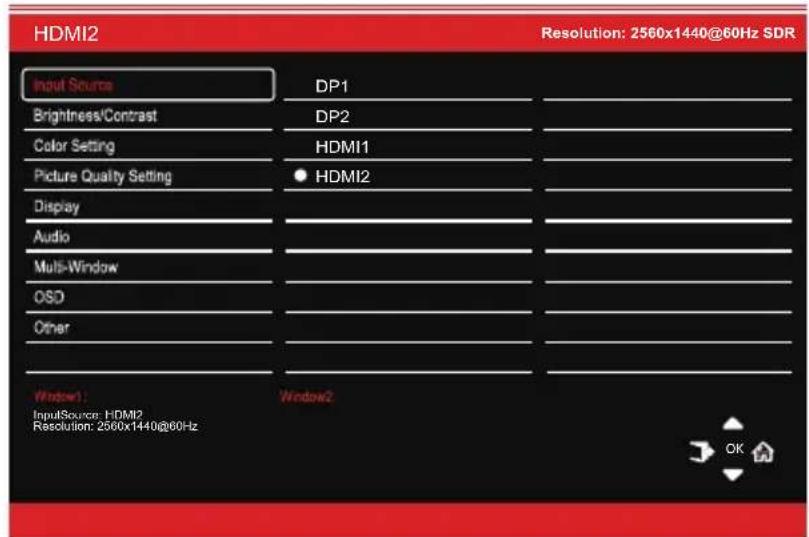 LC-Power M39QHD165C - OSD - 3