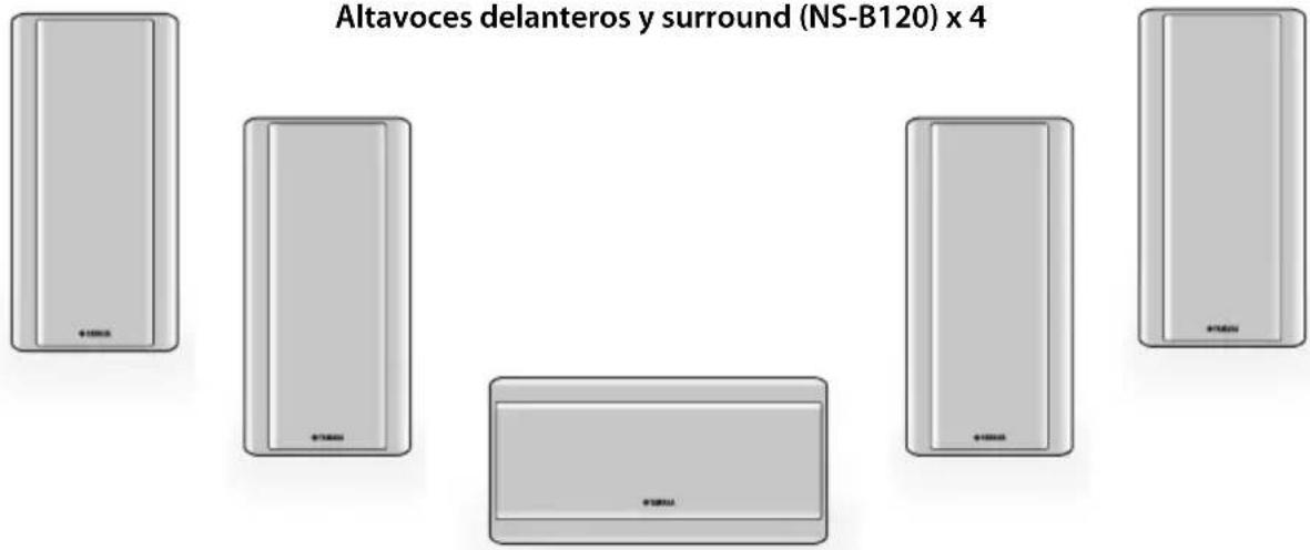 YAMAHA NSPB120 - Contenido del paquete - 1