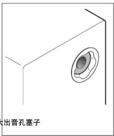 YAMAHA NS3000 - 出音孔塞子 - 3