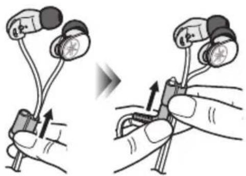 YAMAHA EPHW22 - Utilisation du support de câble intelligent - 1