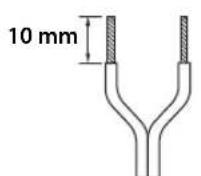 YAMAHA NSP285 - 3Tvinna ihop de blottlagda ledningarna ordentligt. - 1