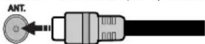 CONTINENTAL EDISON CELED32HD23B3 - Collegamento antenna - 1