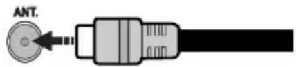 CONTINENTAL EDISON CELED32HD23B3 - Branchement de l'antenne - 1