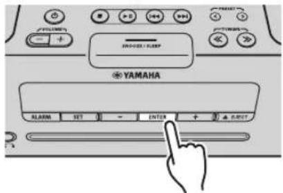 YAMAHA TSXB232 - ◆ Set the alarm time and alarm type - 4
