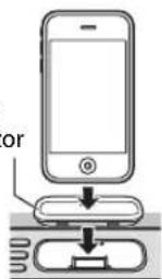 YAMAHA TSXB232 - ◆ Placing your iPod in the iPod dock - 1
