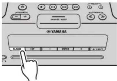 YAMAHA TSXB232 - ◆ Ein-/Ausschalten des Weckers - 1