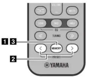YAMAHA TSXB232 - Presintonización manual - 1