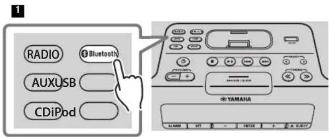 YAMAHA TSXB232 - Escuchar un componente Bluetooth - 1