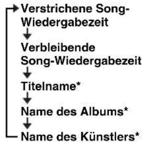 YAMAHA TSXB232 - ◆ Anzeigeinformationen (nur Fernbedienung) - 2