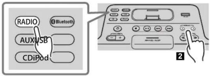 YAMAHA TSXB232 - Selecting preset FM stations - 1