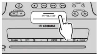 YAMAHA TSXB232 - Para poner la alarma en pausa (repetición) - 1