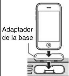 YAMAHA TSXB232 - ◆ Colocación del iPod en la base de iPod - 1