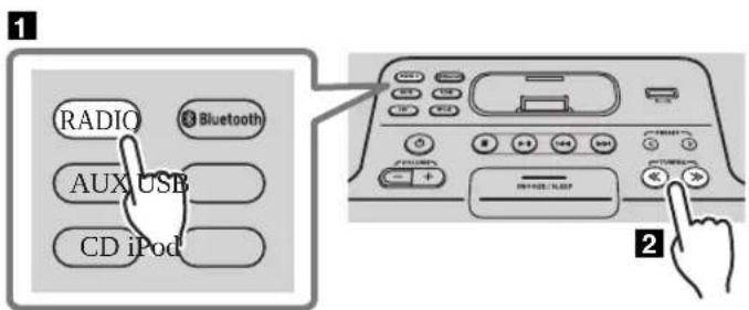 YAMAHA TSXB232 - Selecting an FM station - 1
