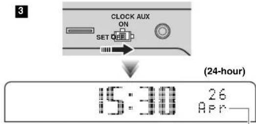 YAMAHA TSXB232 - ADJUSTING THE CLOCK - 3