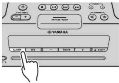 YAMAHA TSXB232 - ◆ Activation/désactivation de l'alarme - 1