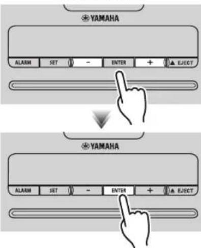 YAMAHA TSXB232 - REGOLAZIONE DELL'OROLOGIO - 2