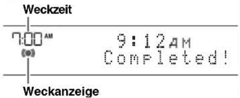 YAMAHA TSXB232 - ◆ Einstellen der Weckzeit und des Weckertyps - 5