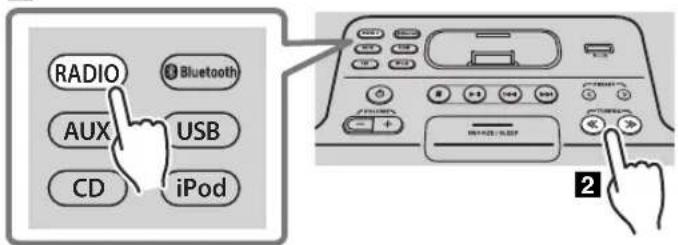 YAMAHA TSXB232 - Een FM-zender selecteren - 1