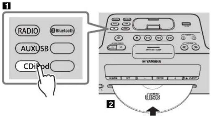 YAMAHA TSXB232 - Naar een cd luisteren - 1