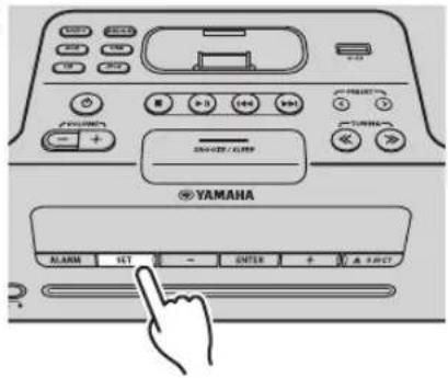 YAMAHA TSXB232 - ◆ Einstellen der Weckzeit und des Weckertyps - 2