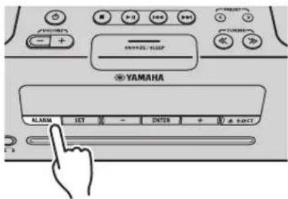 YAMAHA TSXB232 - ◆ Sätta på och stänga av alarmet - 1