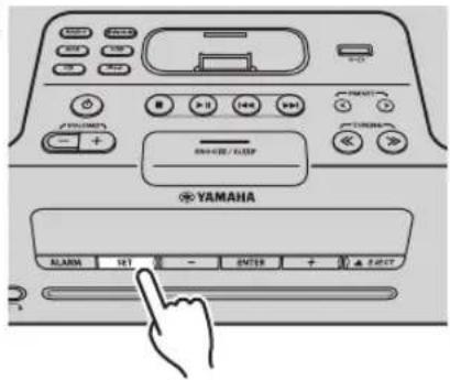 YAMAHA TSXB232 - ◆ Set the alarm time and alarm type - 2