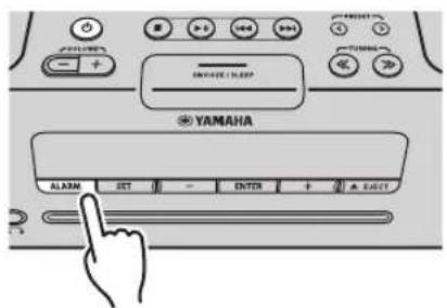 YAMAHA TSXB232 - ◆ Wecker ausschalten - 1