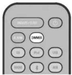 YAMAHA TSXB232 - HELDERHEID DISPLAY VOORPANEEL AFSTELLEN (alleen afstandsbediening) - 1