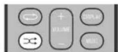 YAMAHA TSXB232 - Herhalen/willekeurig afspelen gebruiken (alleen afstandsbediening) - 2