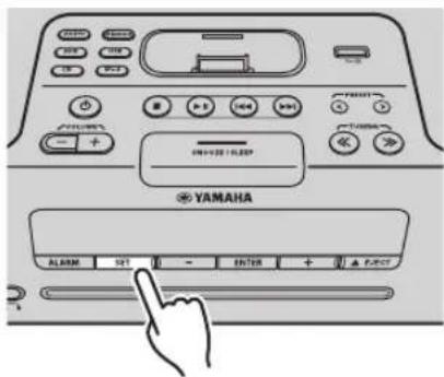 YAMAHA TSXB232 - Настройка времени и типа сигнала будильника - 2