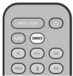 YAMAHA TSXB232 - AJUSTE DEL BRILLO DE LA PANTALLA DEL PANEL FRONTAL (solo con el mando a distancia) - 1