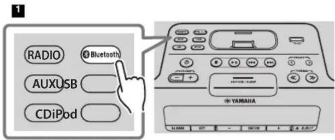 YAMAHA TSXB232 - Lyssna på en Bluetooth-enhet - 1