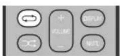 YAMAHA TSXB232 - Using repeat/shuffle playback (remote control only) - 1