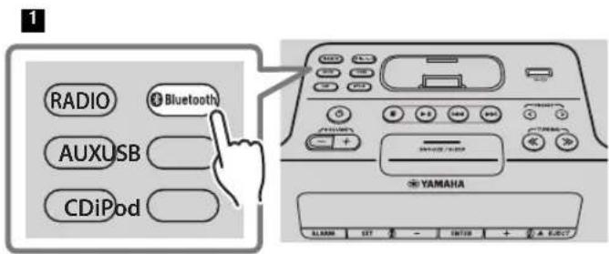 YAMAHA TSXB232 - Écoute d'un dispositif bluetooth - 1