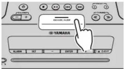 YAMAHA TSXB232 - ◆ To pause the alarm (Snooze) - 1