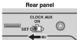 YAMAHA TSXB232 - ADJUSTING THE CLOCK - 1