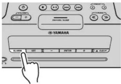 YAMAHA TSXB232 - ◆ Activación/desactivación de la alarma - 1