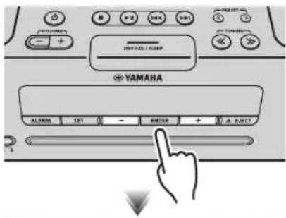 YAMAHA TSXB232 - ◆ Set the alarm time and alarm type - 3