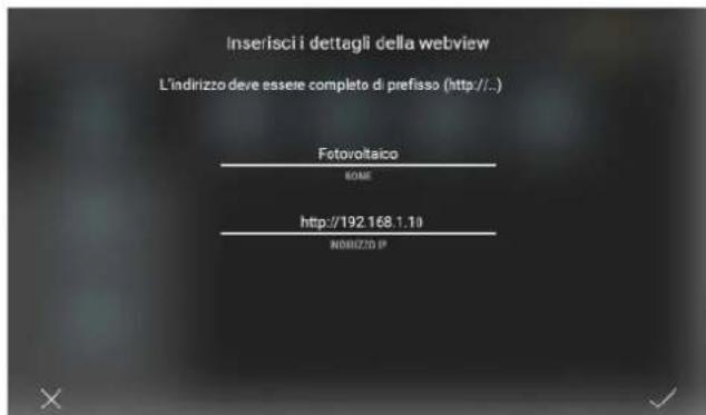 Vimar 01712.1 - Configuration d'une WebView - 4