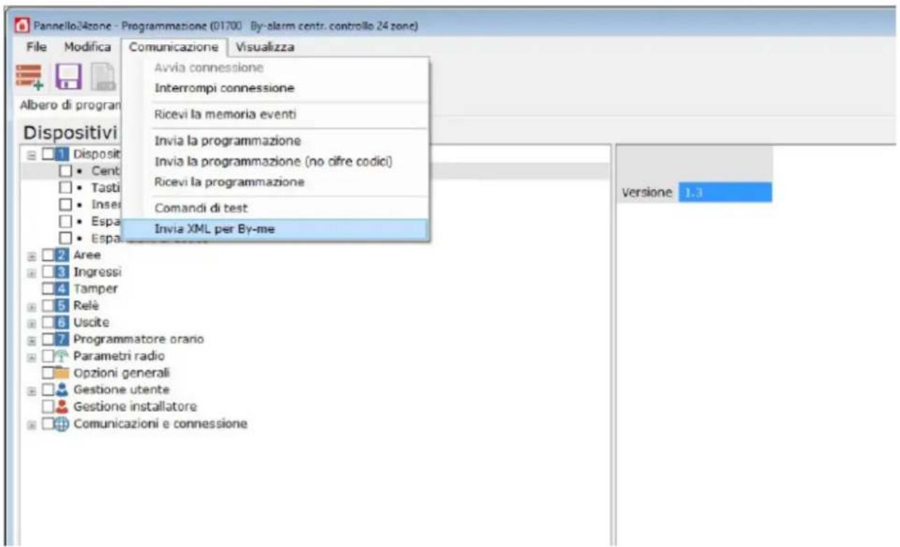 Vimar 01712.1 - Importation du fichier XML depuis le logiciel By-alarm Manager - 3