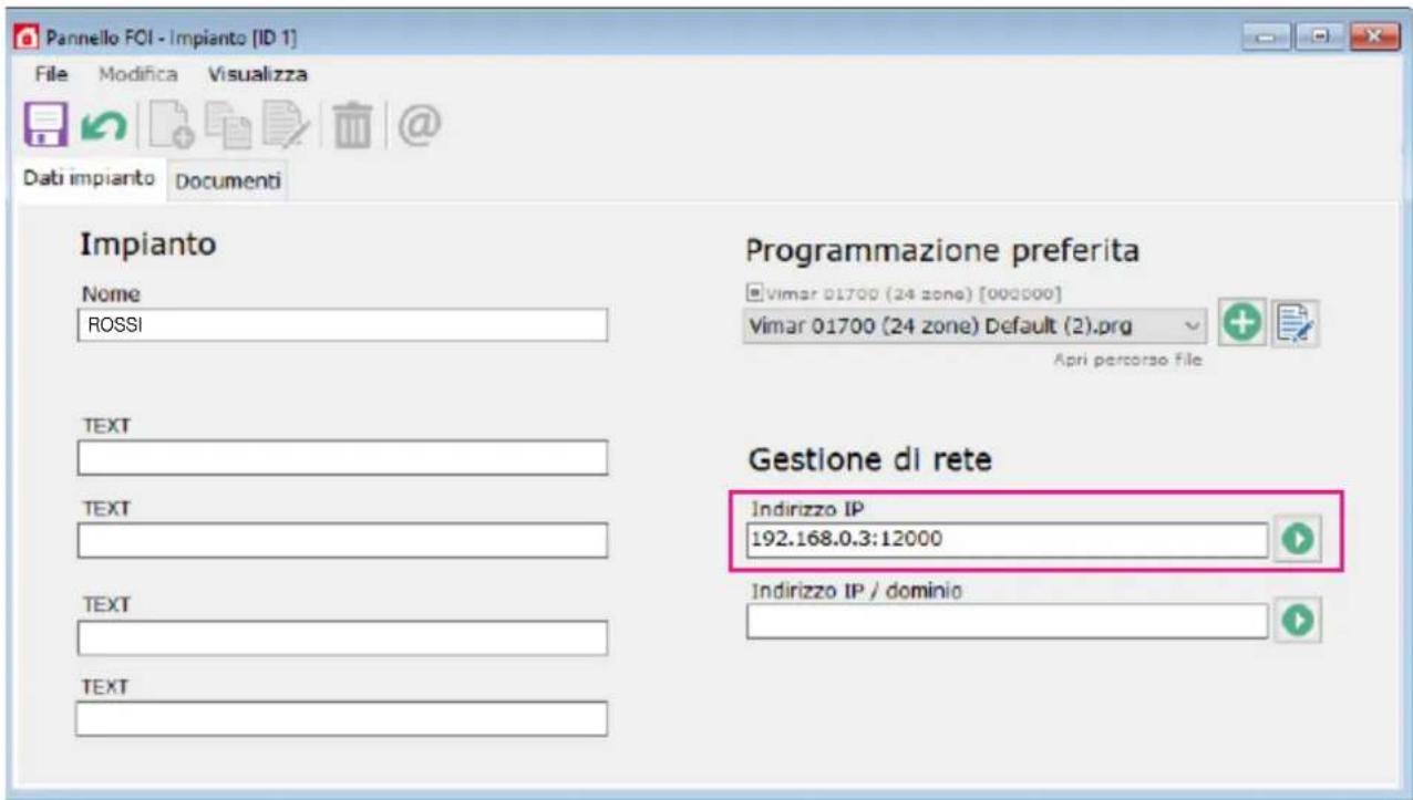 Vimar 01712.1 - Importation du fichier XML depuis le logiciel By-alarm Manager - 1