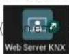 Vimar 01712.1 - Exemple d'affichage WebView avec le serveur Internet KNX Vimar art. 01545 - 1