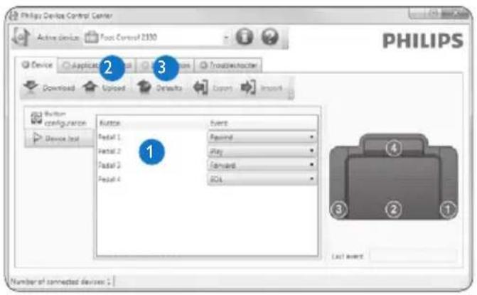 PHILIPS Foot control ACC2320 - Configuración avanzada - 1