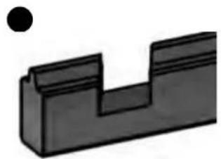 GRE 788032 - Piscine bois RL 551X351 H119 all - 8 pans - 6