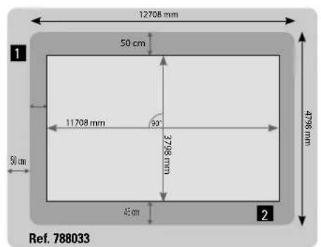 GRE 788032 - Abstecken AUF DEM BODEN - tracciatura NEL SUOLO - grondlijnen uitzetten - tracado NO SOLO - 3